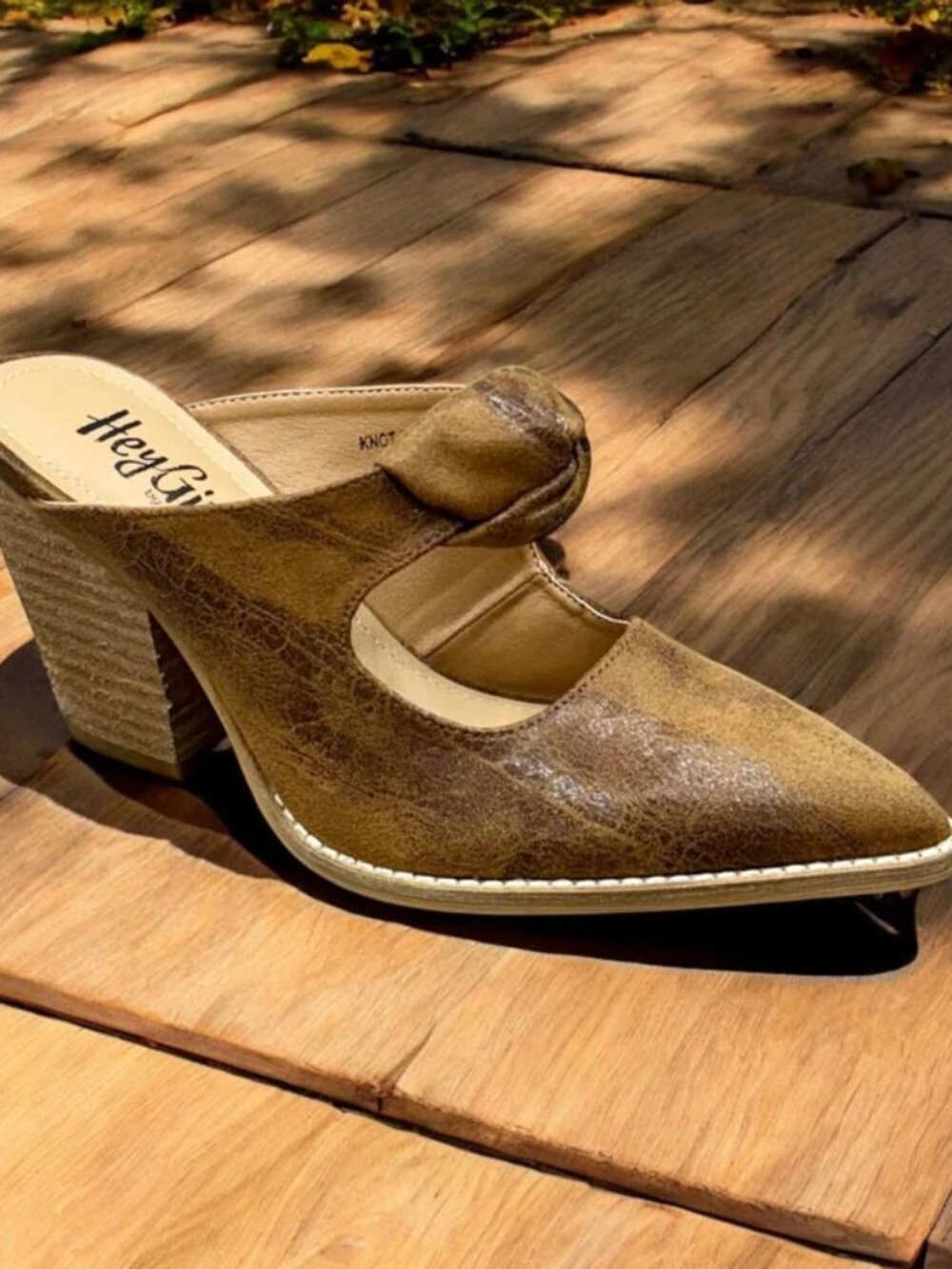 Corkys Footwear Knot Gonna Happen Heeled Mule